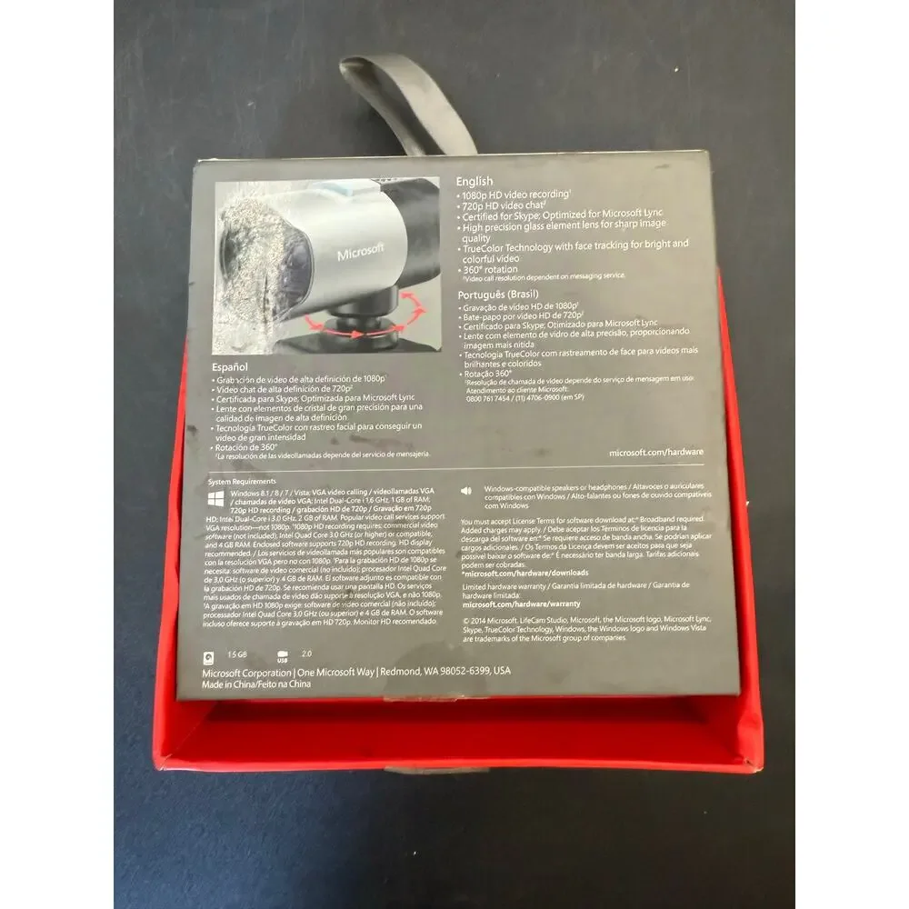 Microsoft LifeCam Studio 1080p HD Webcam - new in box